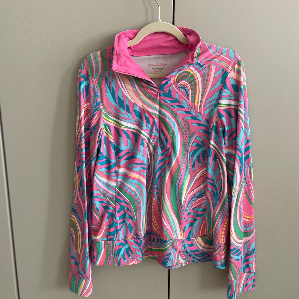 Lilly Pulitzer Skipper Popover  Reel Me In  (Size-Medium)
